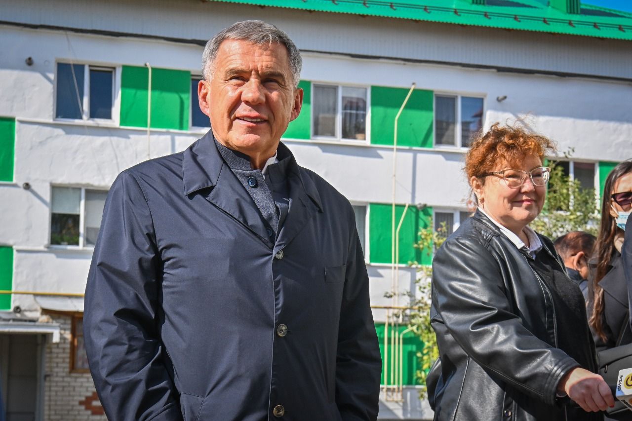 Тукаевский район посетил Президент Рустам Минниханов