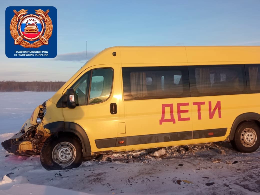 Дорожно-транспортное происшествие со школьным автобусом