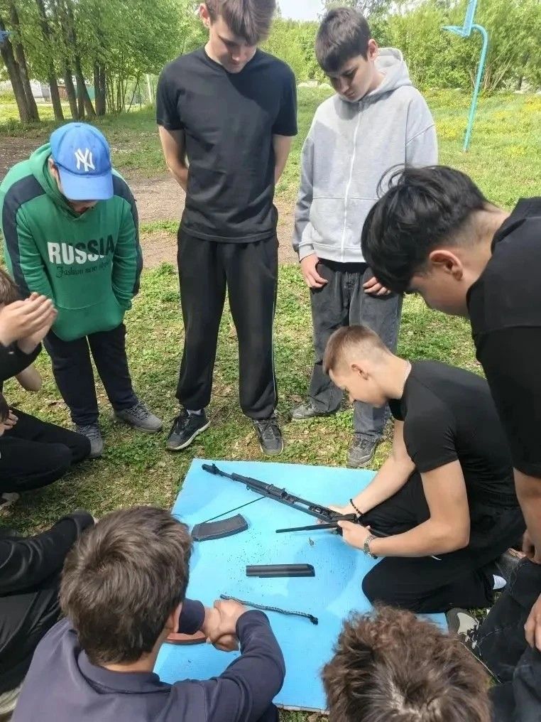 В Тукаевском районе прошли учебные сборы для восьмиклассников