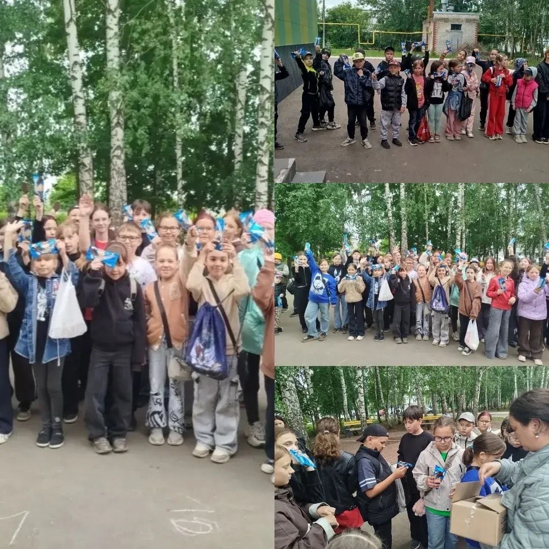 В поселке совхоза «Татарстан» открылась лагерная смена «Звездный дождь»