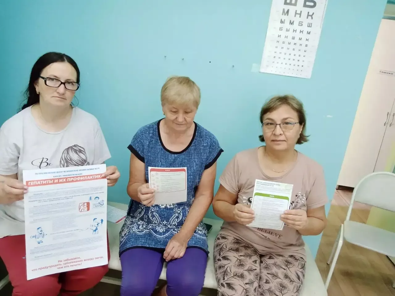 В Тукаевском районе фельдшеры провели масштабную акцию по защите здоровья печени для всех поколений