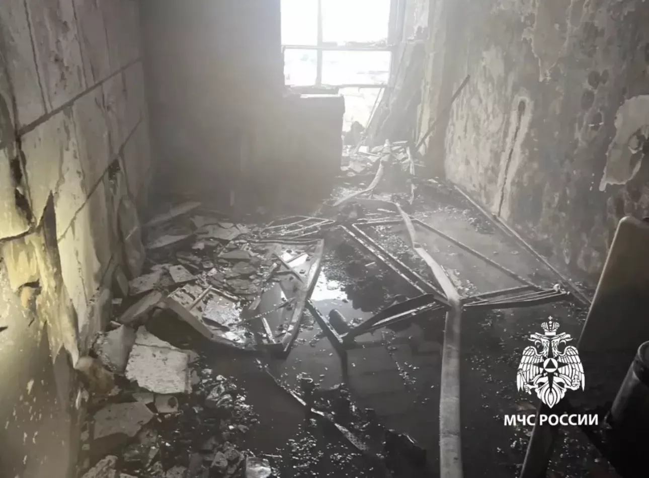 В Набережных Челнах на пожаре в девятиэтажке спасли младенца и двух взрослых