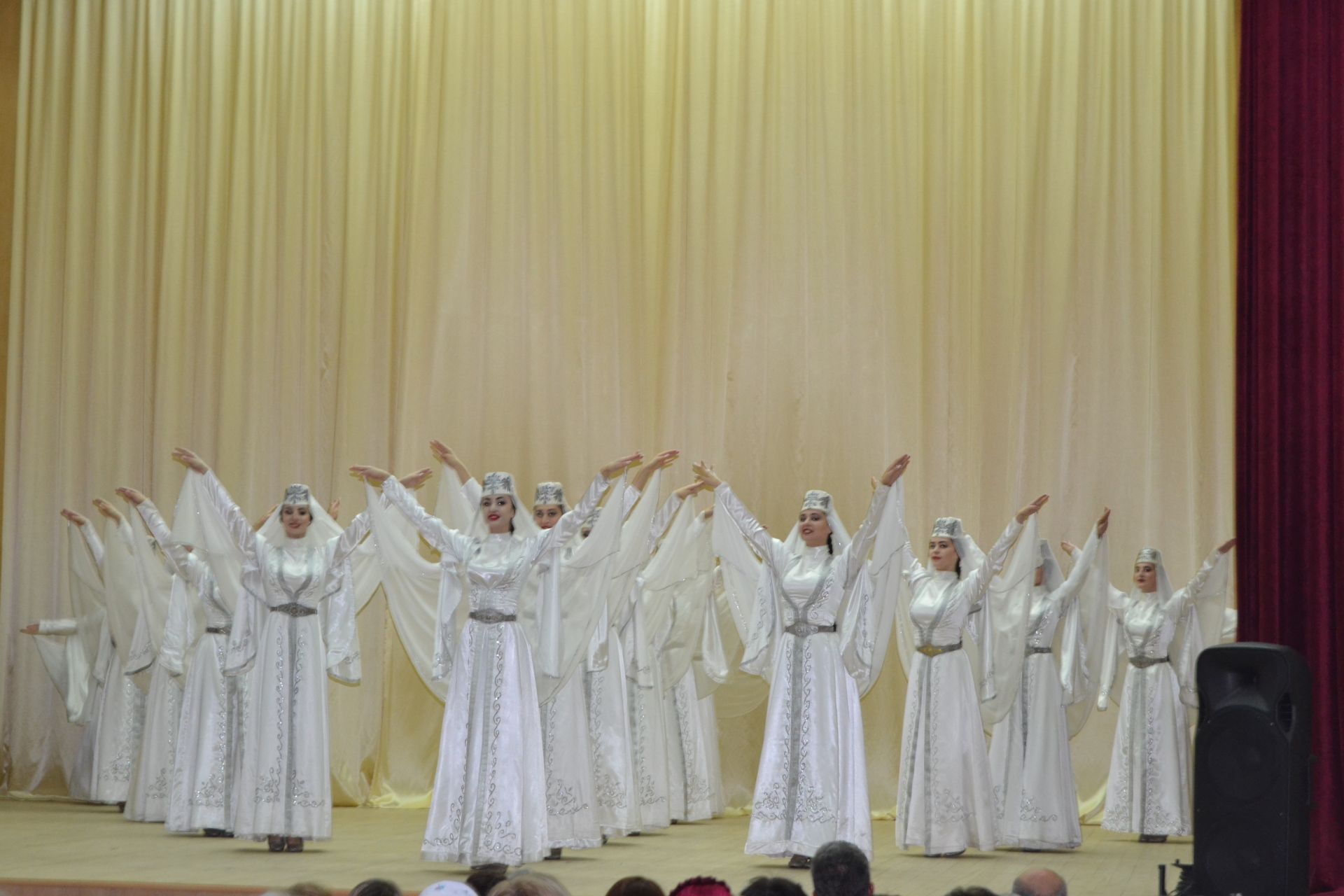 На сцене Князевского сельского дома культуры гости из Республики Абхазии ФОТО