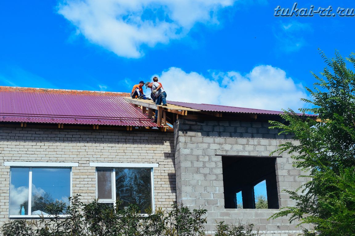 Кече Шилнә авылының “Колосок“ балалар бакчасында ремонт эшләре бара ФОТО