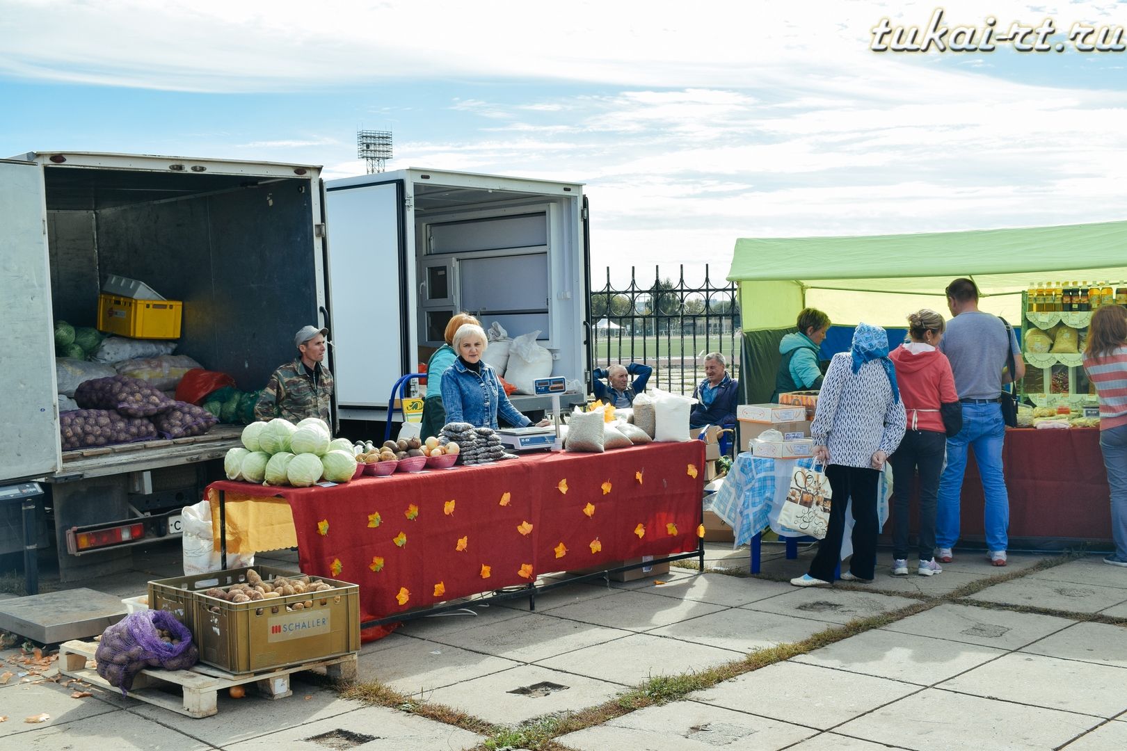 Тукаевцы представили свою продукцию на сельскохозяйственной ярмарке ФОТО