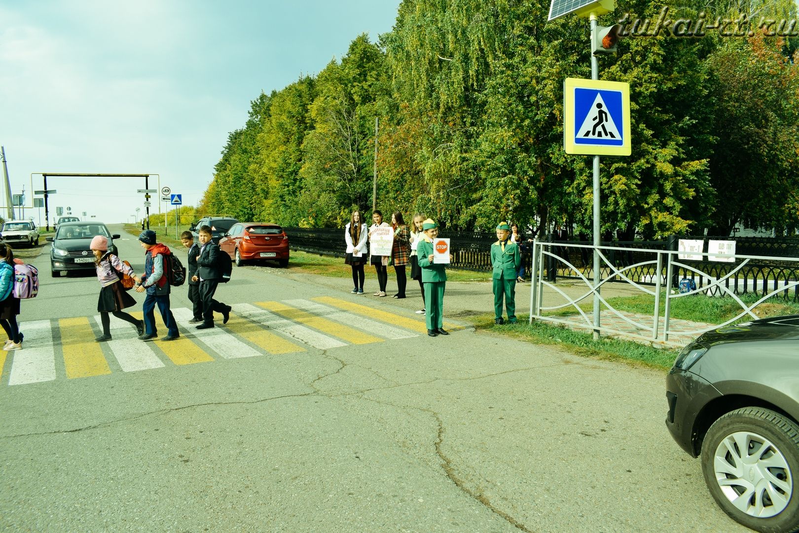 Акция "Пешеходный переход" прошла в Тукаевском районе ФОТО