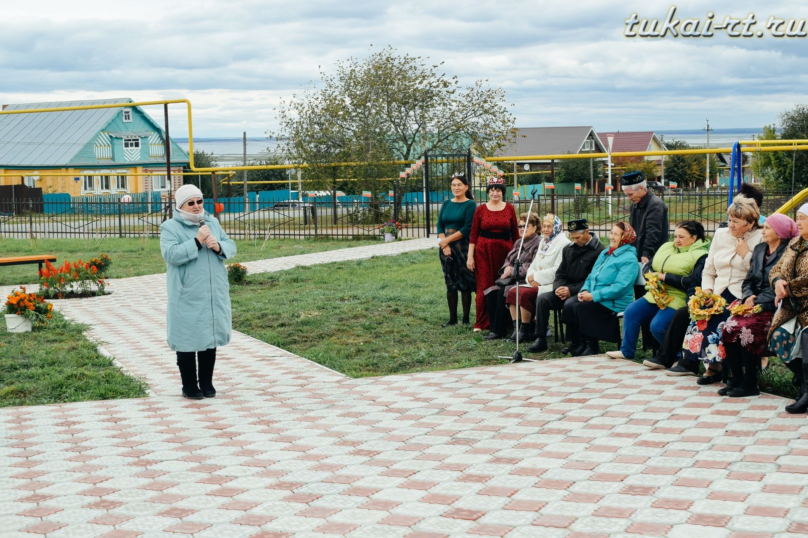 В Биюргане открыли сквер Ветеранов и отметили "Осенний вальс" ФОТО