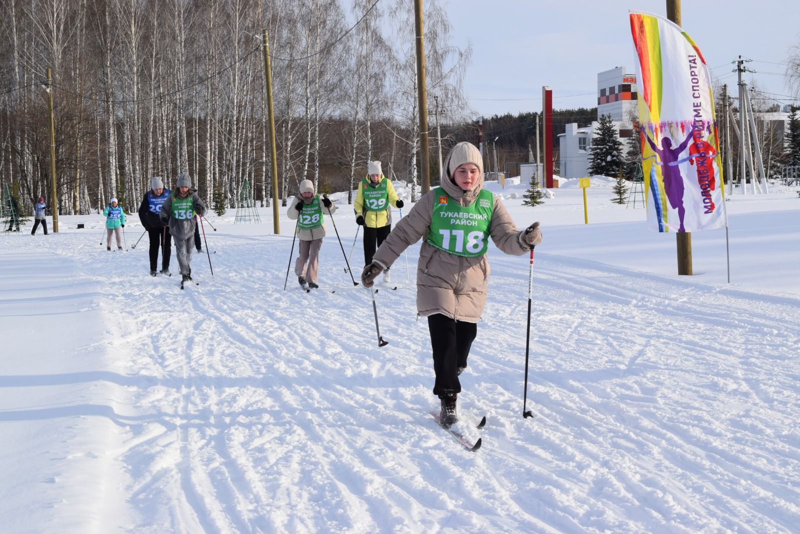 Прошло первенство и чемпионат района по лыжным гонкам, посвящённый памяти Героя Советского Союза Нурми Шарипова