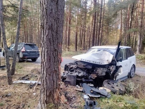 ДТП в Тукаевском районе: «Ланд Ровер» врезался в дерево на автодороге