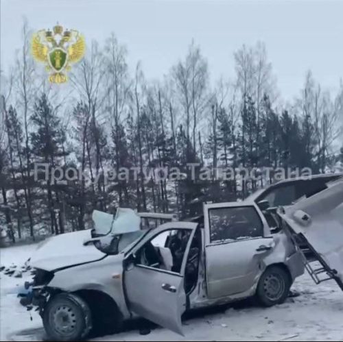 Чүпрәле районында өч автомобиль катнашында үлемгә китергән юл һәлакәте булды