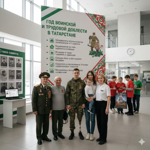 Татарстан продолжает системную поддержку ветеранов и участников СВО в Год воинской и трудовой доблести