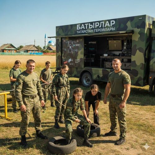 Татарстан авылларында мобиль хәрби-спорт үзәкләре челтәре булдырылачак