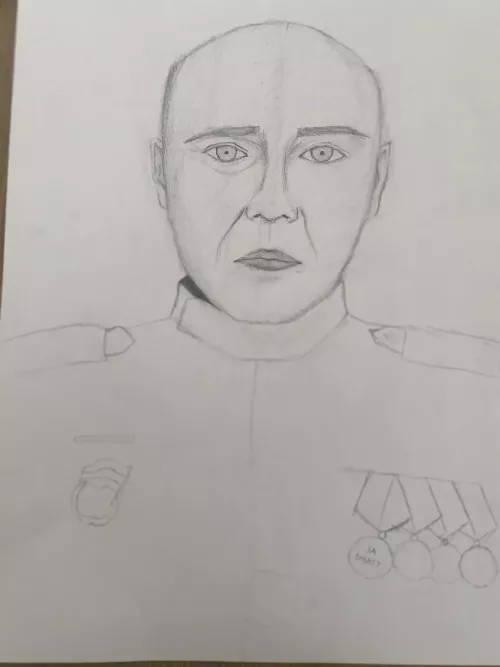 Круглое Поле мәктәбендә «Герой портреты» акциясе узды