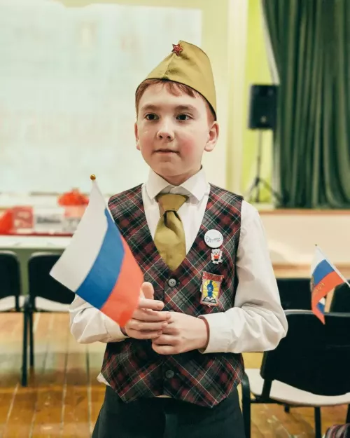 Школьник из поселка Круглое Поле участвует в республиканской акции «Папа, мама, я – семья ГТО»