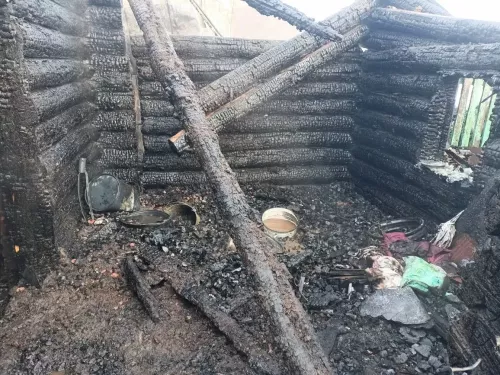 В деревне Новые Сарайлы из-за неисправного дымохода сгорела баня