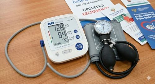 Татарстан халкы 6 апрельдән 8 апрельгә кадәр үз тонометрларын бушлай тикшертә алачак