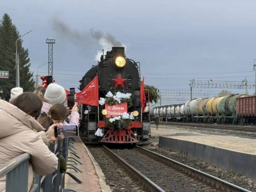 «Җиңү паровозы» Чаллыга килеп җитте