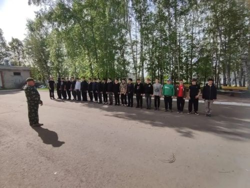 В Тукаевском районе прошли учебные сборы для восьмиклассников