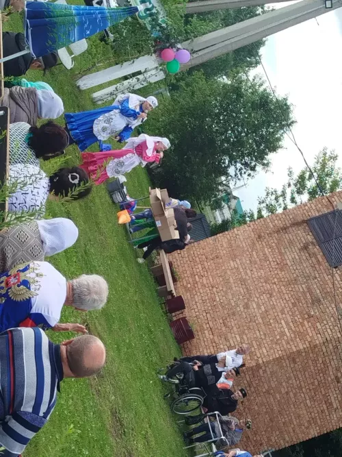 Тукай районындагы картлар йортында Сабантуй узды