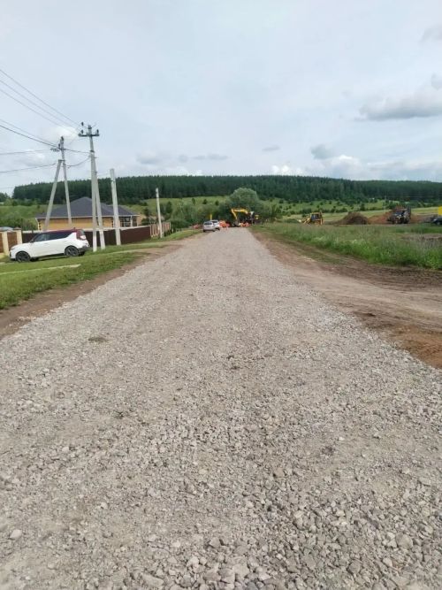 Калмаш авылында республика программасы буенча яңа юл салына