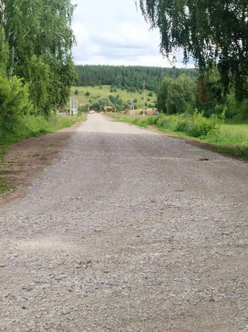 Калмаш авылында республика программасы буенча яңа юл салына