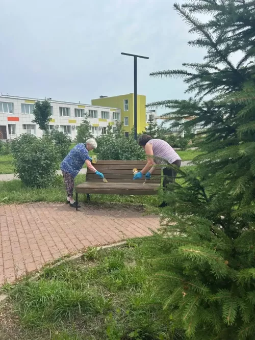 «Татарстан» совхозы поселогында волонтерлар өмә уздырды