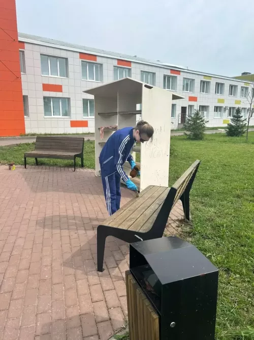 «Татарстан» совхозы поселогында волонтерлар өмә уздырды