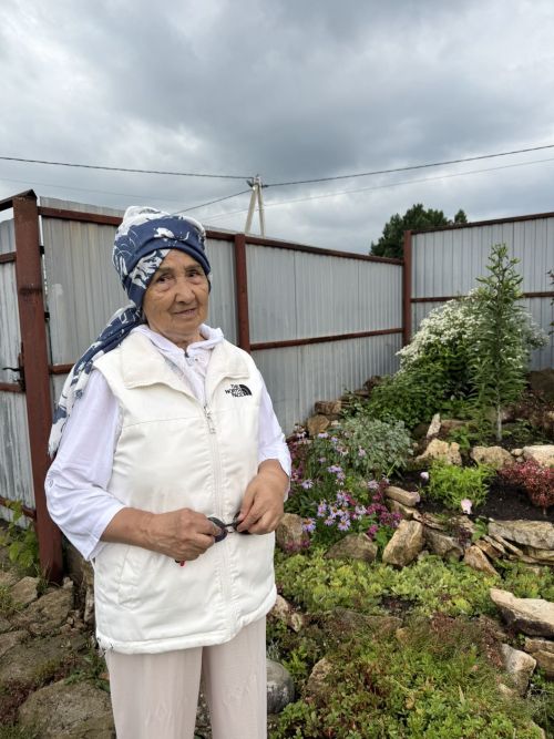 «Татарстан» совхоз поселогында яшәүче 78 яшьлек Наилә апаның бакчасында бер чүп күрмәссең!