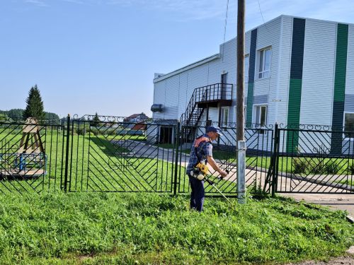 Яңа Бүләк авылында «ЭкоДесант» узды: мәдәният йорты тирәсе чистартылды