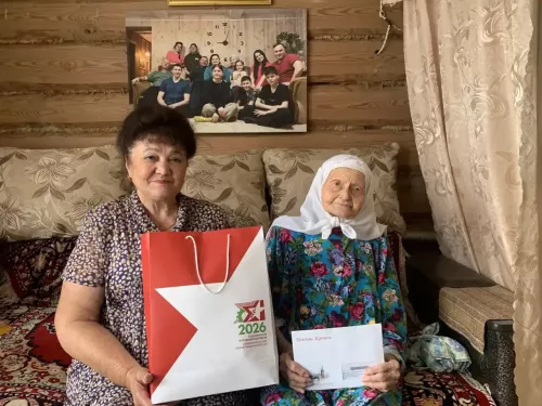 96 яшьлек тыл ветераны Тәгъзимә Әхмәтованы котладылар