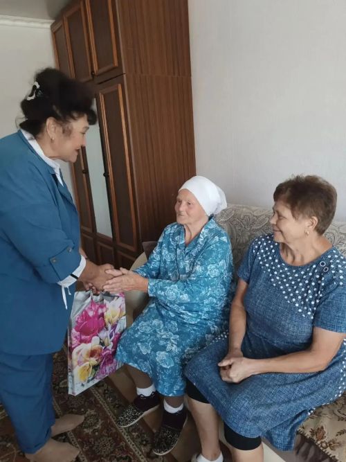 Биклән авылында яшәүче ветеран олуг юбилеен каршылады
