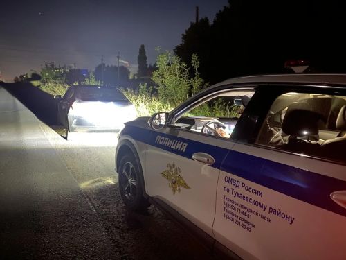 В Тукаевском районе автоинспекторы задержали пьяного молодого водителя иномарки