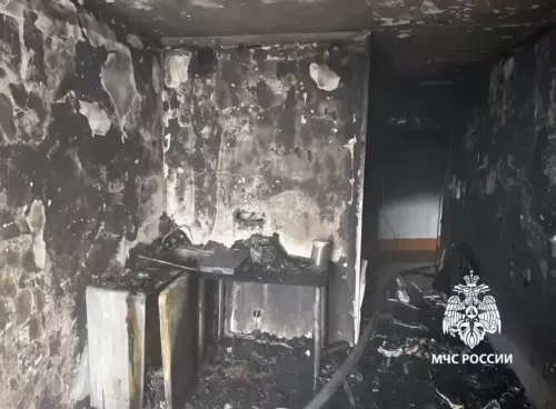 В Набережных Челнах на пожаре в девятиэтажке спасли младенца и двух взрослых