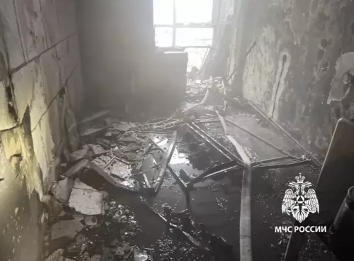 В Набережных Челнах на пожаре в девятиэтажке спасли младенца и двух взрослых