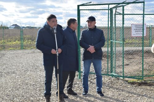 Запустили водопровод