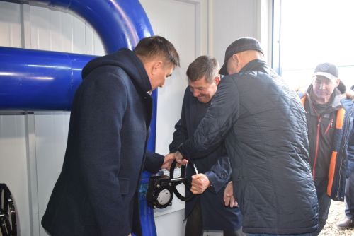 Запустили водопровод