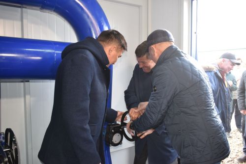 Запустили водопровод