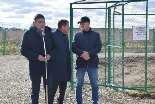 Запустили водопровод
