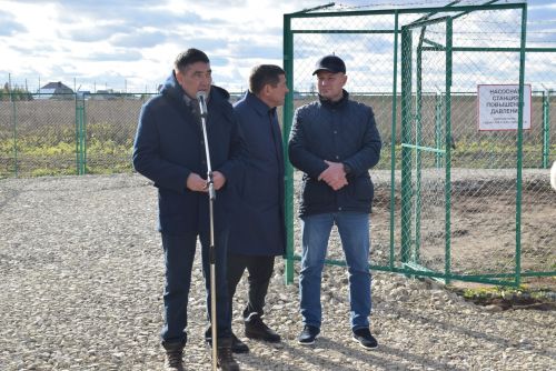 Запустили водопровод