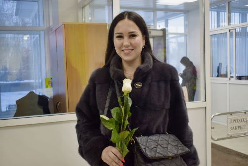 Поздравили с 8 марта