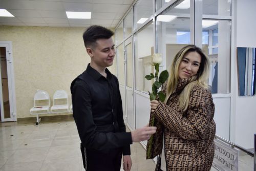 Поздравили с 8 марта