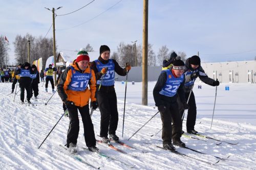 Прошло первенство и чемпионат района по лыжным гонкам, посвящённый памяти Героя Советского Союза Нурми Шарипова