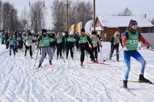 Прошло первенство и чемпионат района по лыжным гонкам, посвящённый памяти Героя Советского Союза Нурми Шарипова