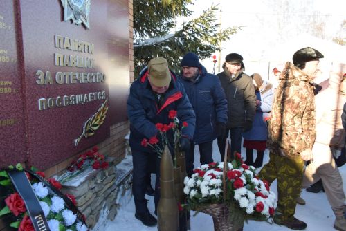 Митинг памяти в Тукаевском районе: Тукаевцы почтили память павших воинов Афганистана