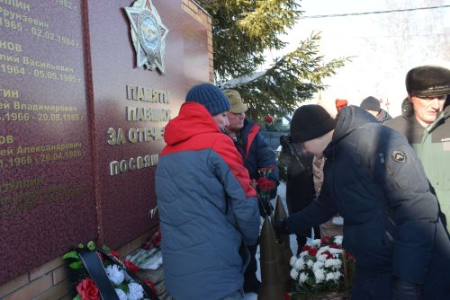 Митинг памяти в Тукаевском районе: Тукаевцы почтили память павших воинов Афганистана