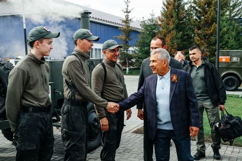 В Тукаевском районе зажгли Вечный огонь