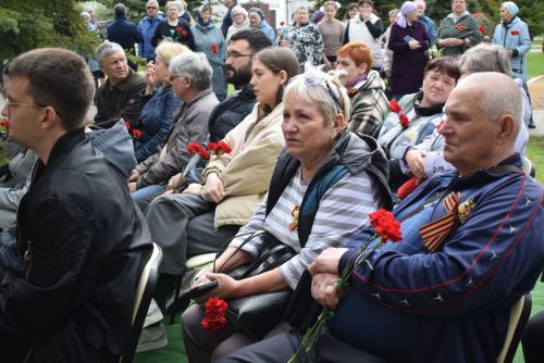 В Тукаевском районе зажгли Вечный огонь