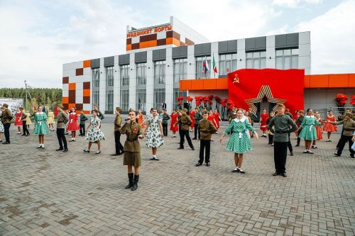 В Тукаевском районе зажгли Вечный огонь