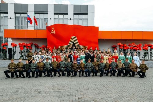 В Тукаевском районе зажгли Вечный огонь