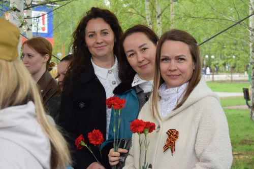 В Тукаевском районе зажгли Вечный огонь